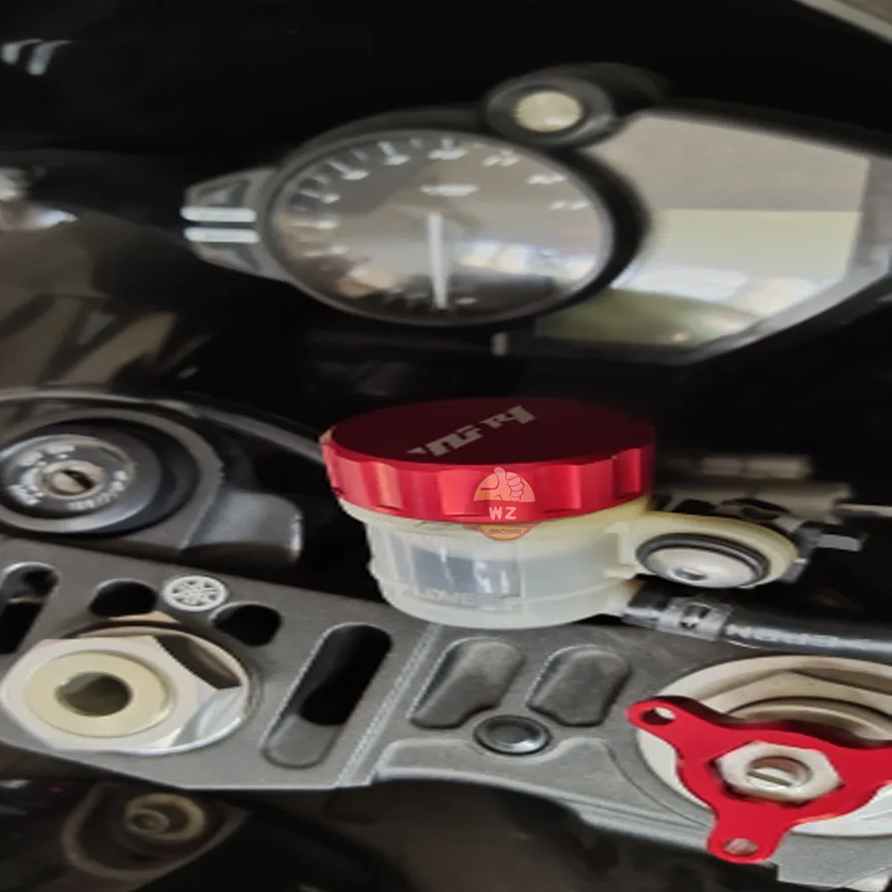 

motorcycle CNC aluminum rear brake fluid reservoir cap oil KAWASAKI NINJA ZX6R ZX-6R ZX636 2007-2017