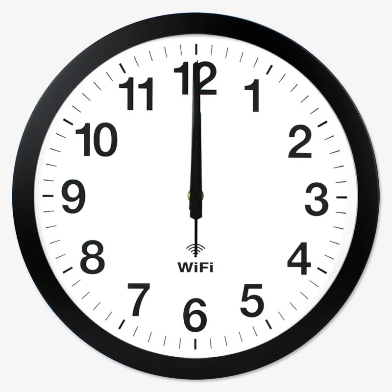 20 inch Smart WIFI Automatic Time Synchronization Network Clock Mute Wall Modern Minimalist Living Room Quartz Home | Дом и сад