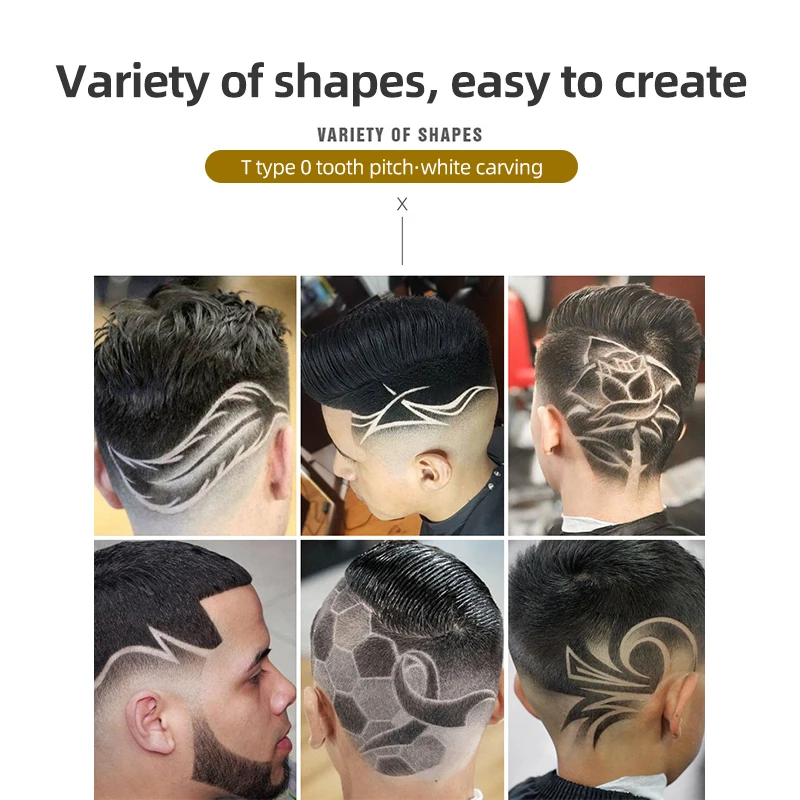 

USB Rechargeable Electric Hair Wireles Mini Clipper Professional Wireless Hair Trimmer Tblade Metal Barber Trimmer Beard Haircut