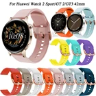 Силиконовый ремешок для смарт-часов, браслет для Huawei Watch 2 SportGT 2GT3 42 мм, аксессуары для часов Easyfit, 20 мм