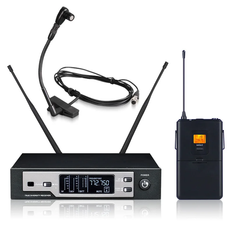 Sax беспроводной микрофон SKM9100 настоящий разнесённый Ручной | Электроника