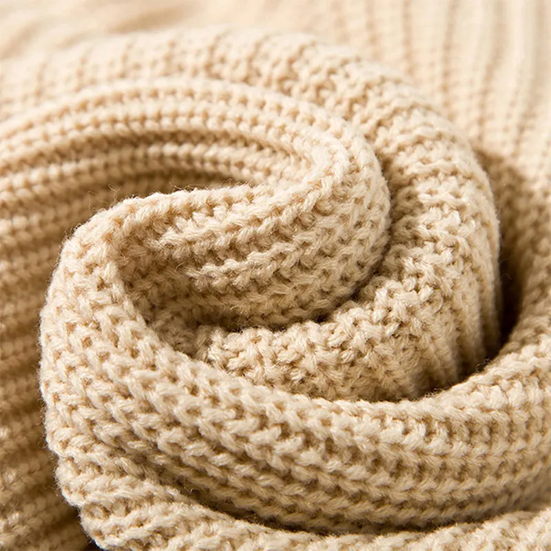 

Women's Knitted Turtleneck Sweater Oversize Pullover Long Sleeve Elegant Solid Warm Sweaters 2020 Winter Female Jumper Tops