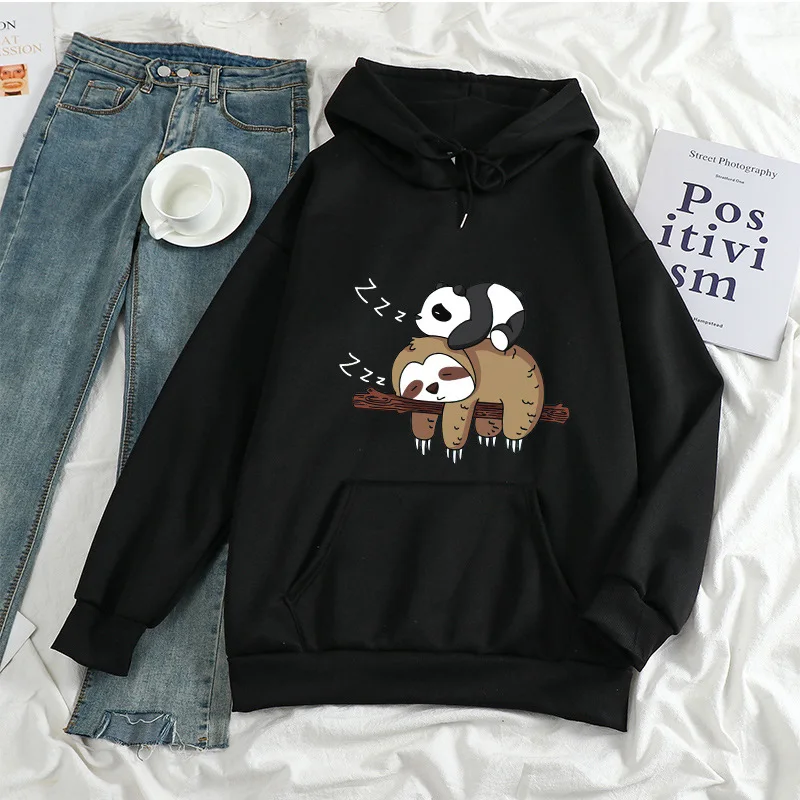 

Cartoon Funny Koala Doll Print Winter Oversized Sweatshirt Hoodie Sporty Pullover Harajuku Lovers Clothing for Women Men Boy