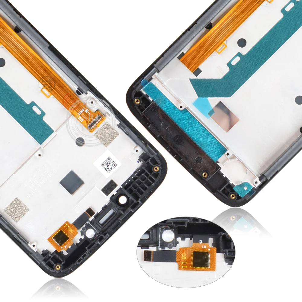 Для Motorola Moto C Plus XT1723 ЖК-дигитайзер Сенсорная стеклянная линза Панель CPlus XT1725