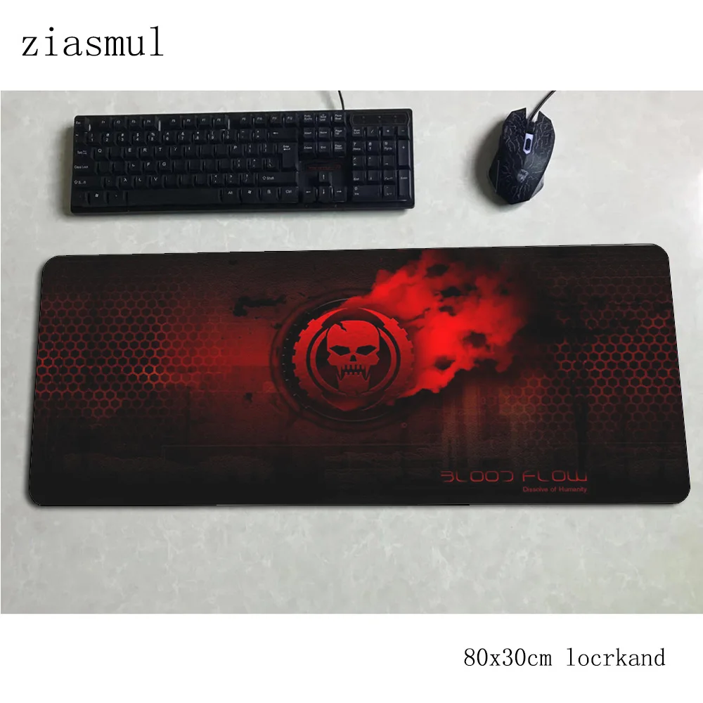 Коврик для мыши кровавый 80x30 см цветной коврик компьютерной игровые аксессуары