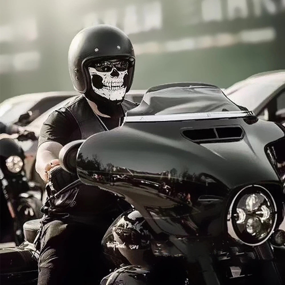 Мотоциклетная маска для лица ветрозащитный пылезащитный череп honda varadero xl1000 shadow