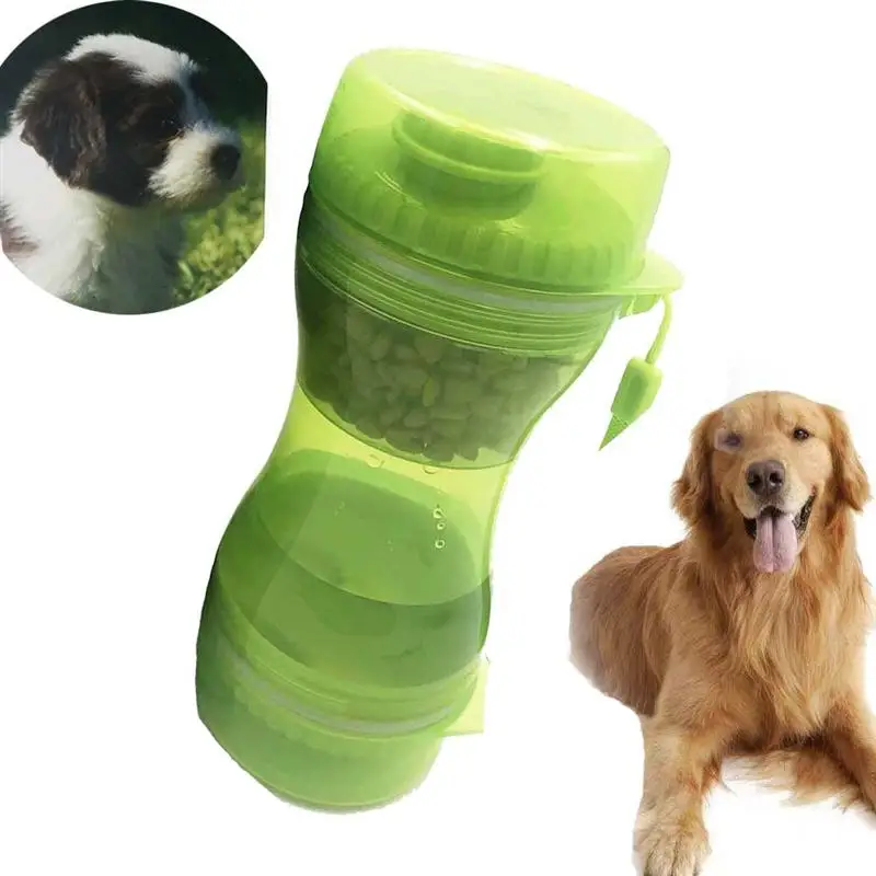 1 шт. миска для еды и воды домашних собак уличная бутылка питья животных бутылочка