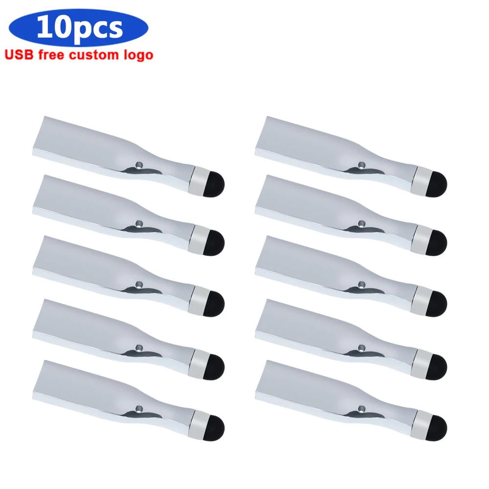 

10 шт./лот металлический Флеш накопитель объем 64 Гб USB2.0 флеш-накопитель 8 Гб оперативной памяти, 16 Гб встроенной памяти, 32 ГБ 128 ГБ флэш-памяти ...