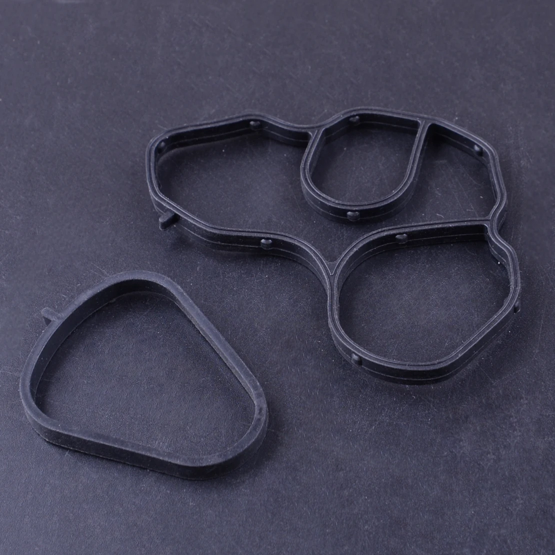 Beler 2pcs резиновый охладитель масляного фильтра стенд корпус адаптер прокладка