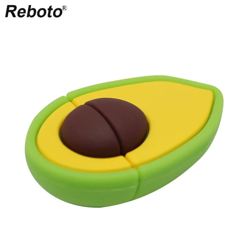 Cartoon Avocado Pear Fruit USB Flash Drive Pendrive 16GB 32GB 64GB Memory Stick 2.0 Pen drive drives | Компьютеры и офис