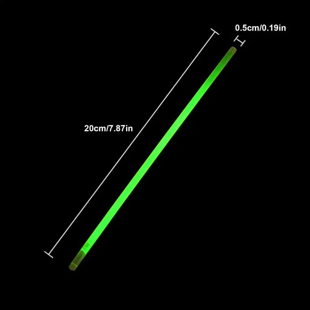 

100pcs Party Fluorescence Light Glow Sticks Bracelets Necklaces Neon For Wedding Party Glow Sticks Colorful Glow Stick
