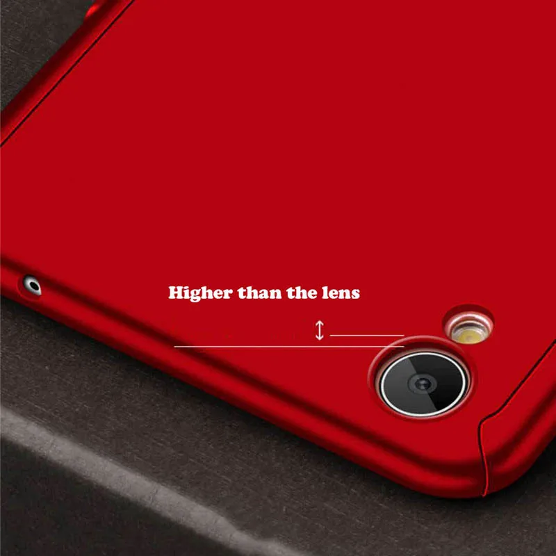 

Missbuy Phone Cases for OPPO R7 R11 R9 R7 S Plus R15 Dream Luxury 360 Degree Full Cover Slim Micro-Frosted Fundas+Tempered Glass