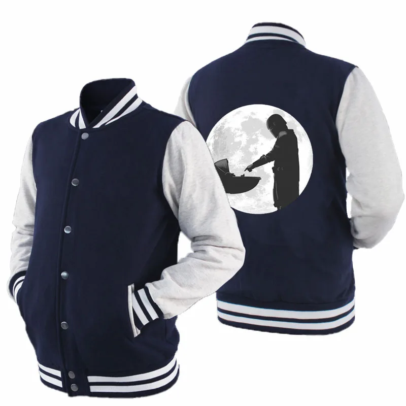 

Разноцветная Новая мужская бейсбольная куртка, повседневная женская хлопковая модная толстовка с логотипом под заказ, облегающая трикотаж...