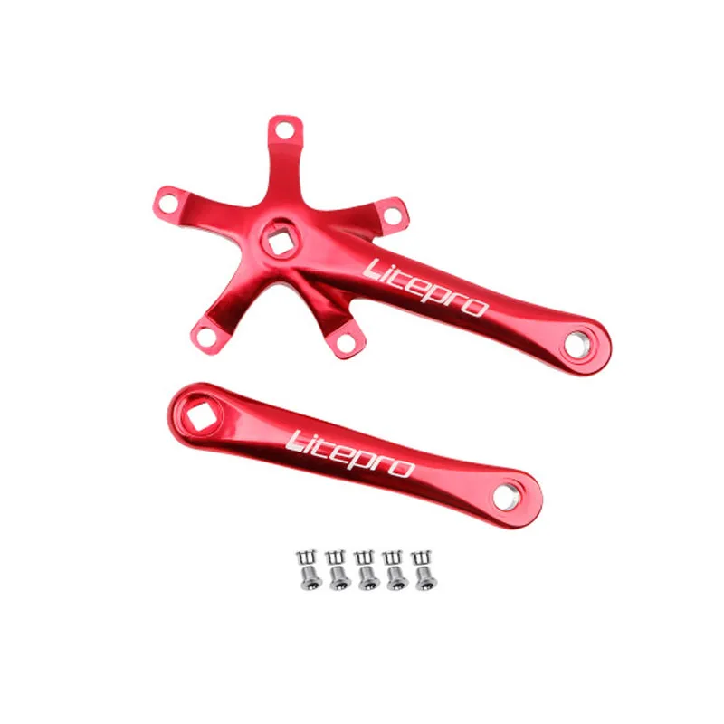 Litepro шатун со звездочками для велосипеда Интегрированный Одиночный передняя