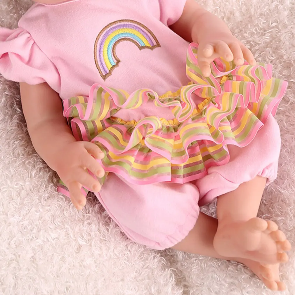 Новинка пять типов 16 дюймов Кукла Реборн полностью силиконовая Реалистичная