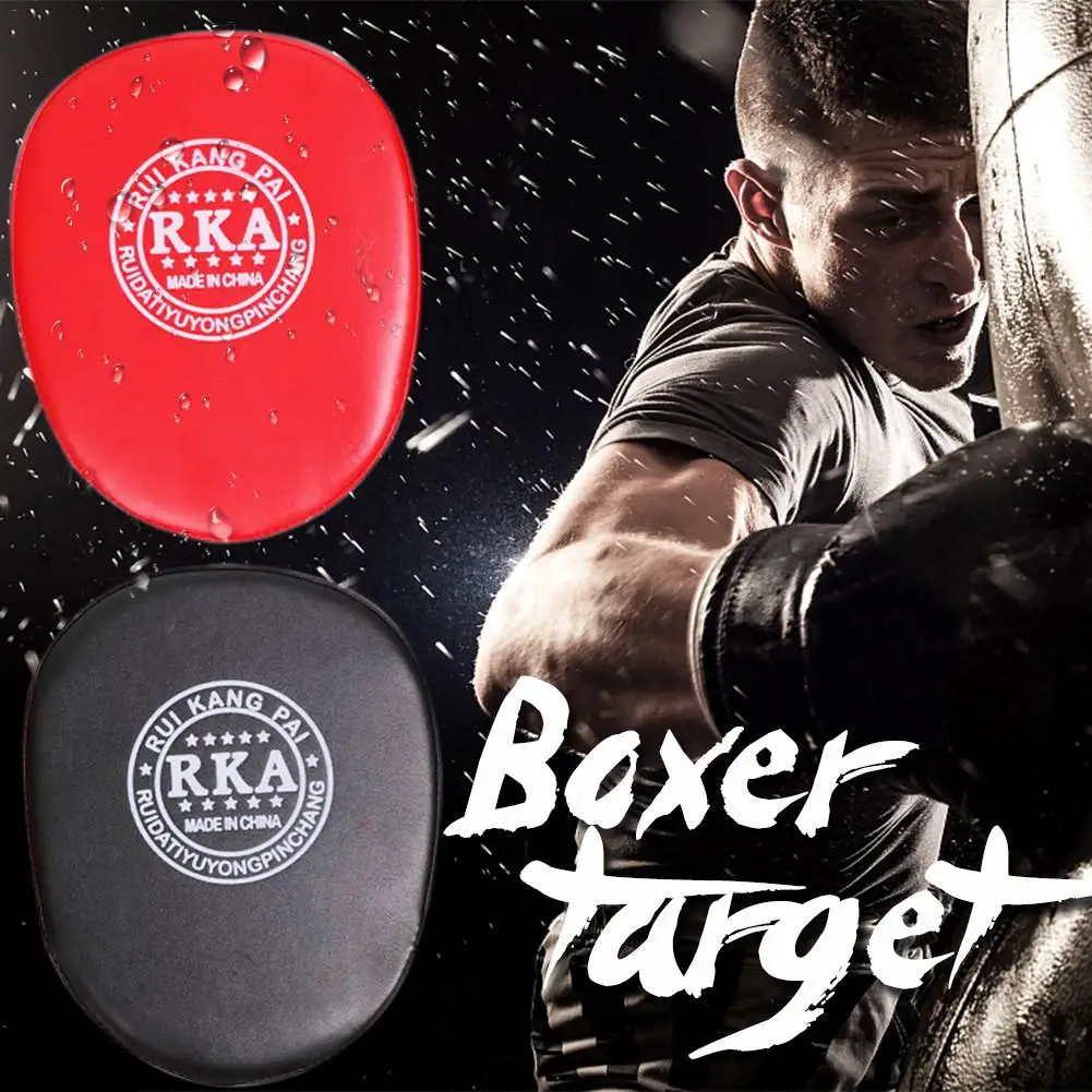 Черный красный ПУ пена боксерские перчатки колодки для муай тай кикбоксинг