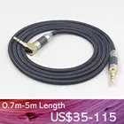 LN00752 6,5 мм XLR 4,4 мм Мягкий Нейлоновый кабель OFC для наушников Fostex T50RP Mk3 T40RP Mk2 T20RP Mk2 Dekoni аудио синий наушник