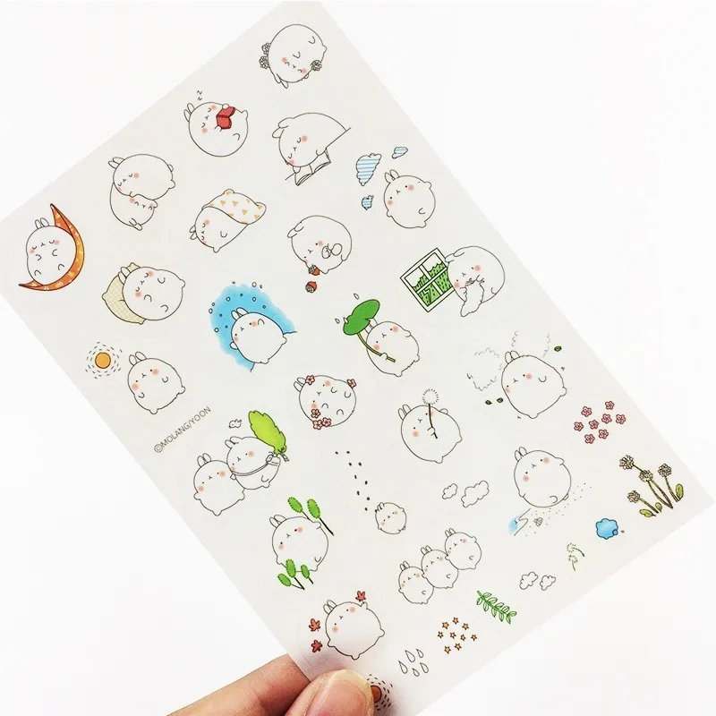 15 упаковок/партия новые корейские Мультяшные наклейки в виде картофельного