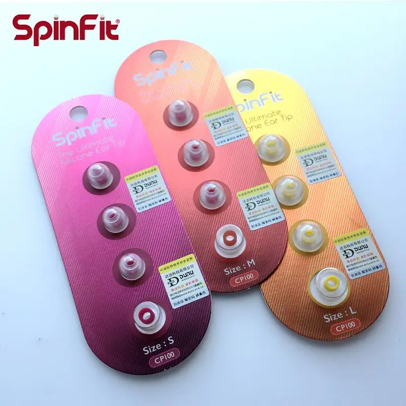 DUNU SpinFit CP100 CP800 CP220 CP230 CP240 наушники вкладыши наушник патентованный силиконовый