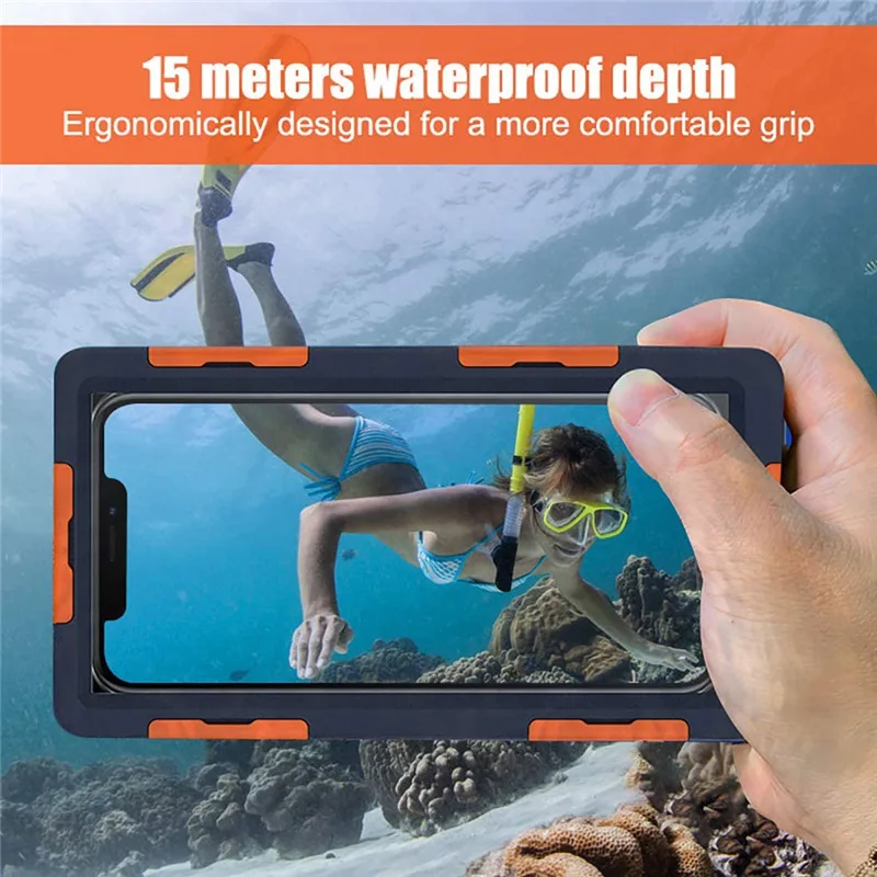 waterproof 15 meter diving case for iphone 11 12 13 pro max mini 6 6s 7 8 plus x xr xs max under water swimming case for samsung free global shipping