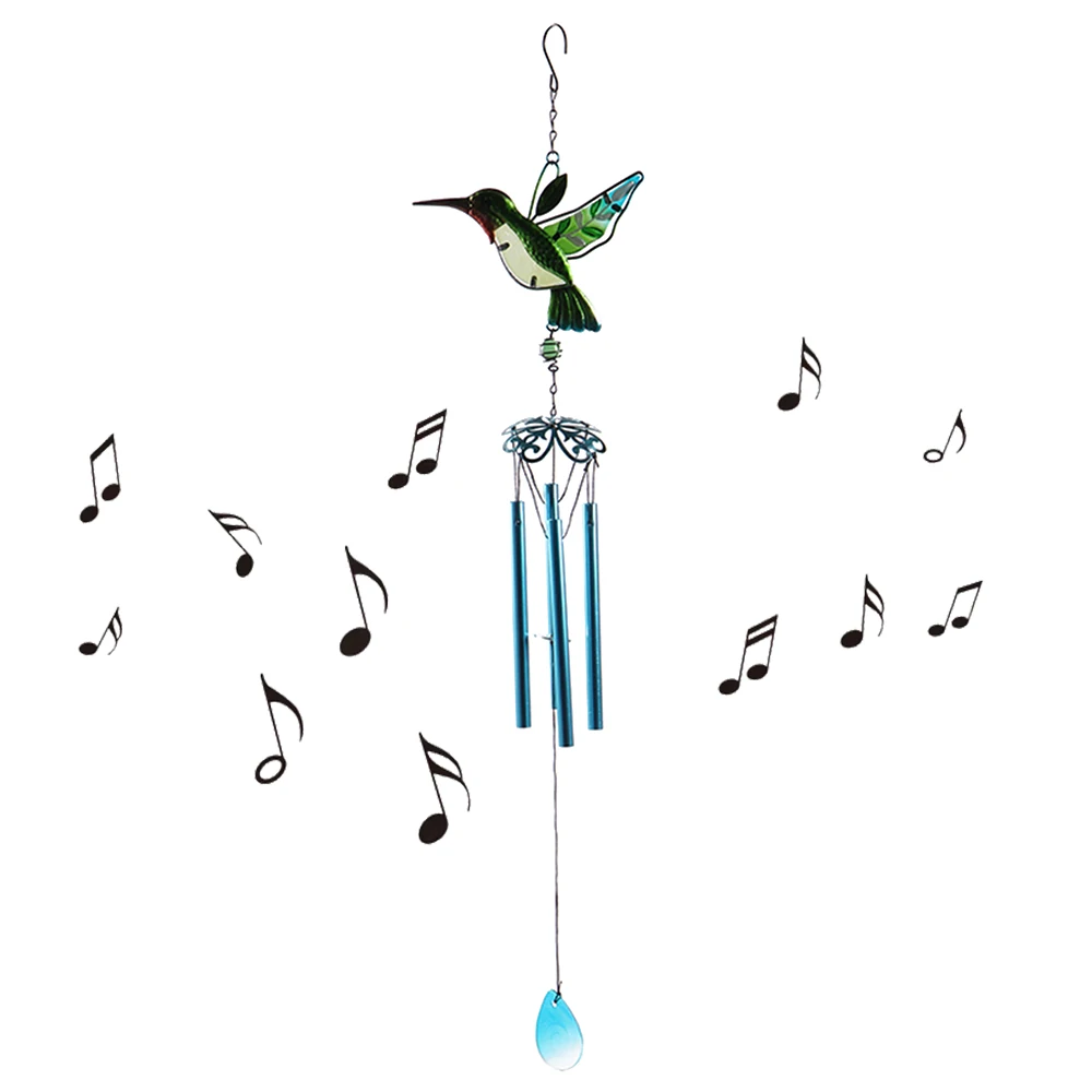 Садовые птицы ветряные колокольчики окно балкон колибри павлин Сова двор