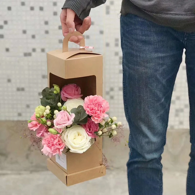 Футляр с открытым окном и цветочной ручкой водонепроницаемый складной для