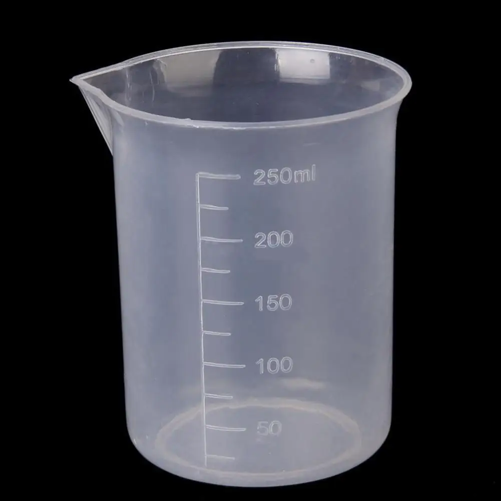 

Measuring Cup Transparent Corrosion Resistant Heat-resistant Polypropylene 50-250ml Easy Reading Numeric Graduations Beaker