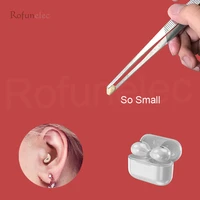 hidden small earphone bluetooth compatible invisible headphone sleep earbuds type c mini earpiece with microphone for small ear
