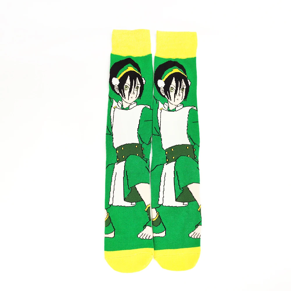 

1 Pair Colorful Socks High Quality Cotton Socks Free Shipping Cartoon Personality Design Funny Hip Pop Streetwear For Men Women