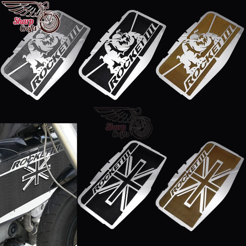 

Motorcycle Accessories Radiator Grill Cover Guard Protector Water Tank Cooler Cap For Triumph 2300 Rocket III 3 2006-2015 06-15