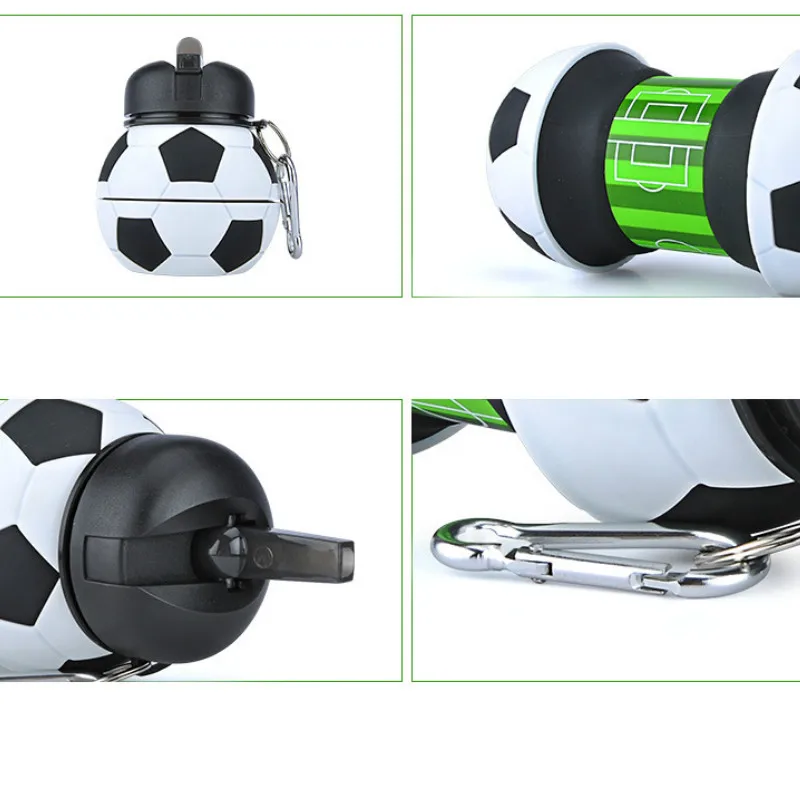550 мл Детская Бутылочка в форме футбольного мяча обучающая Питьевая чашка для