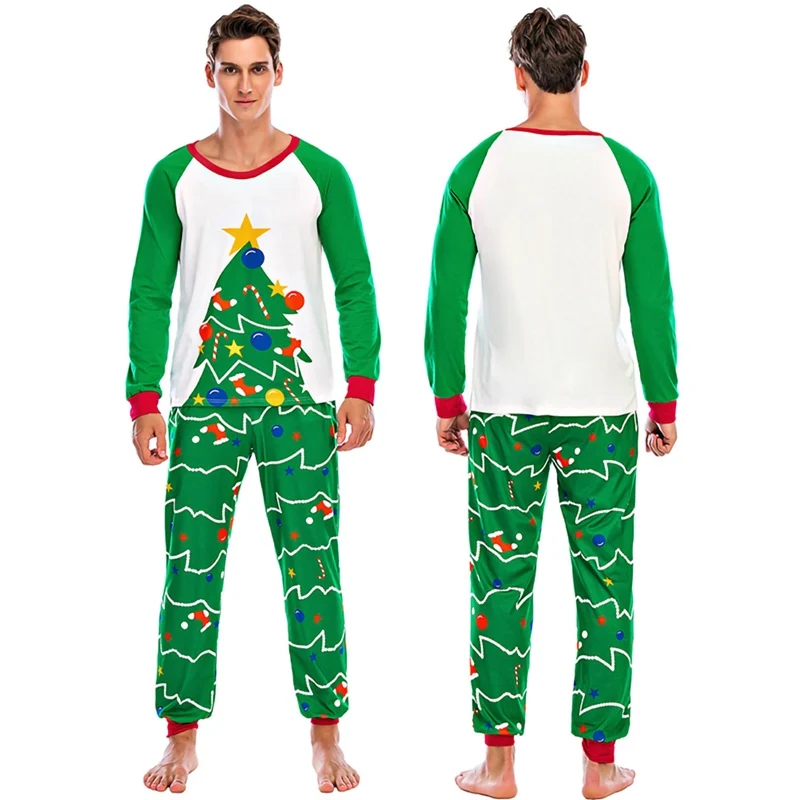 

New Year's Christmas Pajamas Casual Warm Parent-Child Couple New Styles Pajamas
