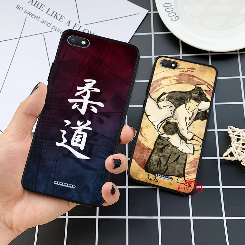 Япония айкидо дзюдо силиконовый чехол для Redmi 4A 4X5 плюс 5A 6 Pro 6A 7 7A K20 S2 Go |