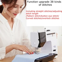 free shipping ufr 737 double needle sewing machine household desktop multifunctional micro electric sewing machine