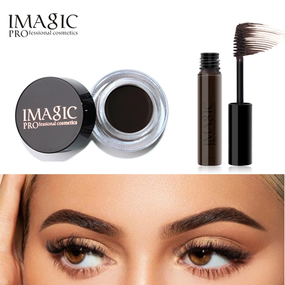 IMAGIC Fashion натуральный водонепроницаемый стойкий для бровей Крем Профессиональный
