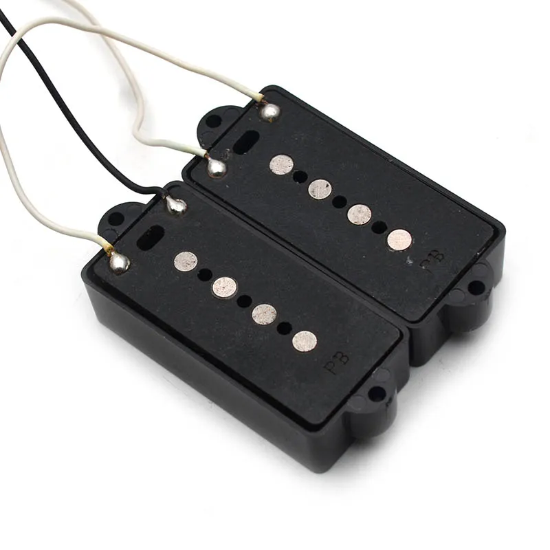 Открытый альнико 5 PB P Бас Пикап хамбакер 4 струны V черный для бас запасные части |