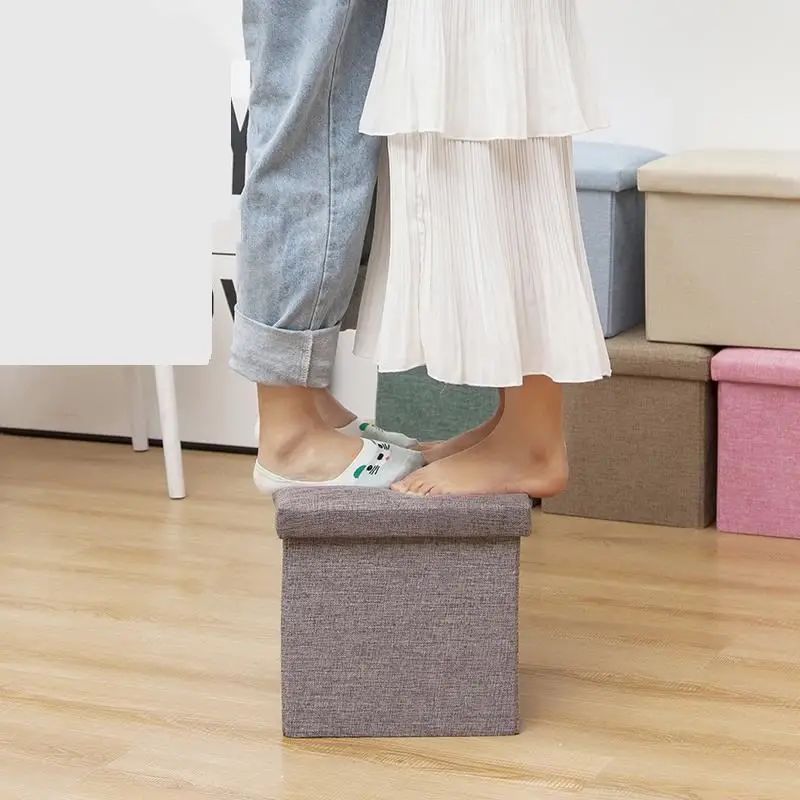 

Ottoman Fauteuil Living Room Escalera Plegable Sofa Werkbank Sgabello Taburet Kids Furniture Taburete Pouf Poef Storage Stool