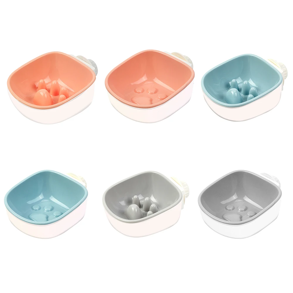 

Pet Dog Feeding Food Bowl Automatic Water Drinking Feeder Plastic Eating Bowl For Pet Dog Cat Crate Cage Food Water Bowl Animals