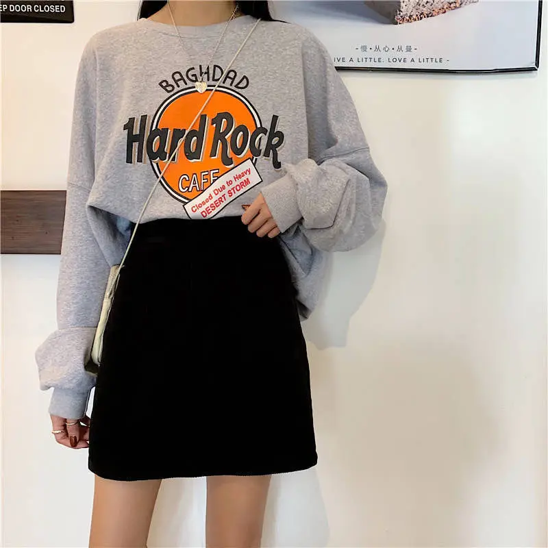 

Mini Black Skirts Womens 2021 New Fashion Spring High Waist Plain Slim Elegant Above Knee High Quality Chic Faldas Mujer Bottom