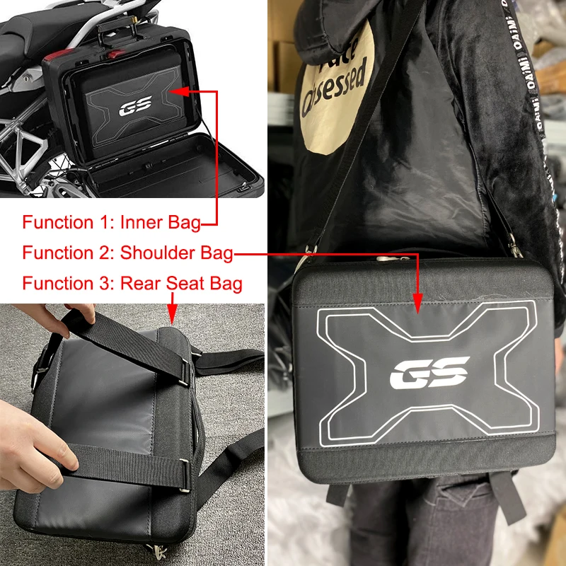 

R1250GS R 1200 GS ADV F750GS Motorcycle Telescopic Side Bag Box Package Riding Waterproof Liner Bag Multi-purpose Shoulder Bag