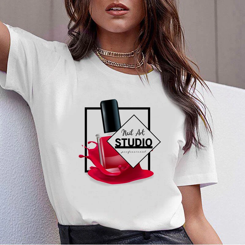 

2021 New Vogue T Shirt Fashion Women Harajuku Ulzzang T Shirt Femal T Shirts Summer Tops 90s Girls Graphic Tee Woman Clothin