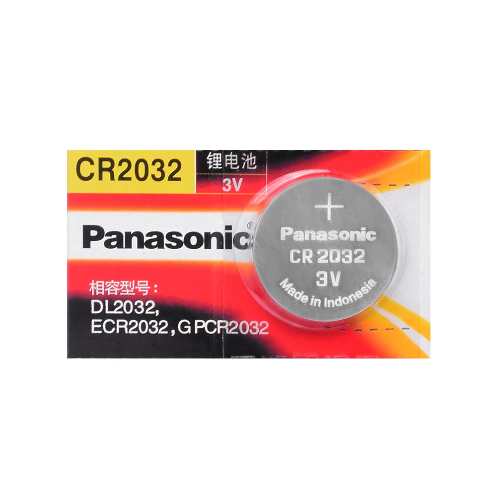 

1 шт., высокопроизводительные кнопочные батарейки PANASONIC CR2032 2032 3 в ECR2032 DL2032 5004LC KL2032