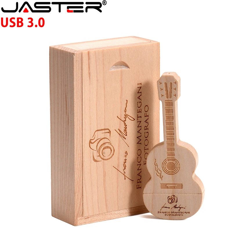 Карта памяти JASTER для гитары деревянная 16 ГБ 32 64 флеш-накопитель USB 3 0 Гб подарок на