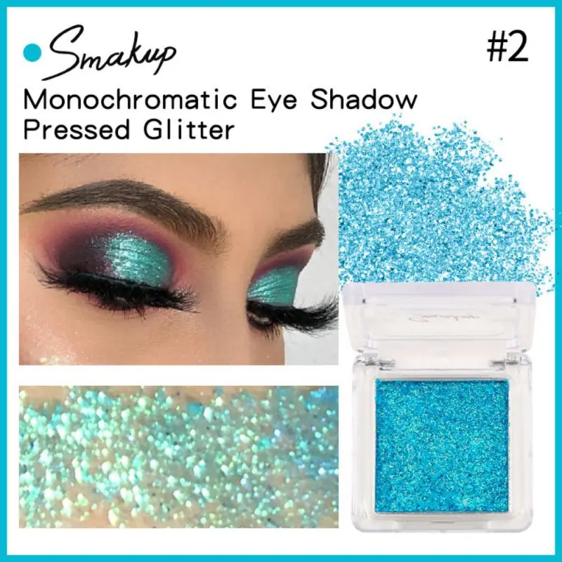 10 цветов алмазные блестящие тени для век телесного цвета Мерцающие