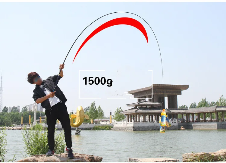 Carbon Fiber Fishing Pole Ultra-light Carp Rod Telescopic Positioning Fish 3.6M 4.5M 5.4M 6.3M 3 position Tackle | Спорт и