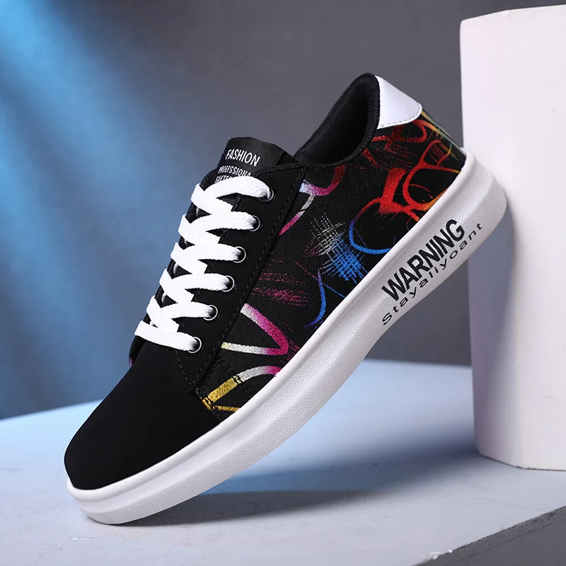 

sneakers men Classic canvas skateb shoes breathable lace-up casual shoes