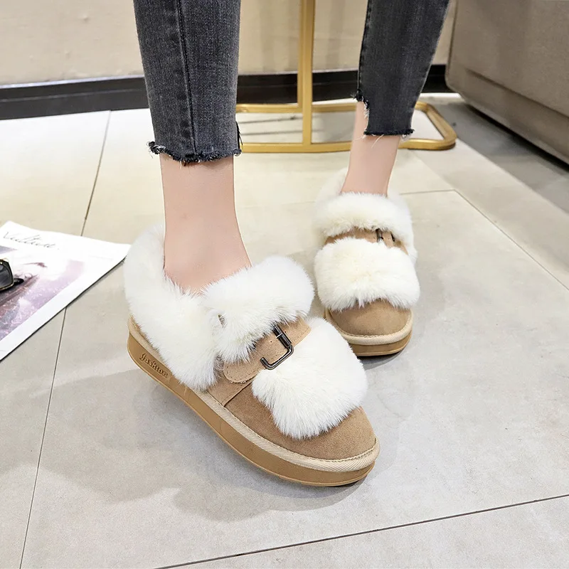 Большая распродажа зимняя обувь женская из хлопка Новинка 2019 года зимние теплые