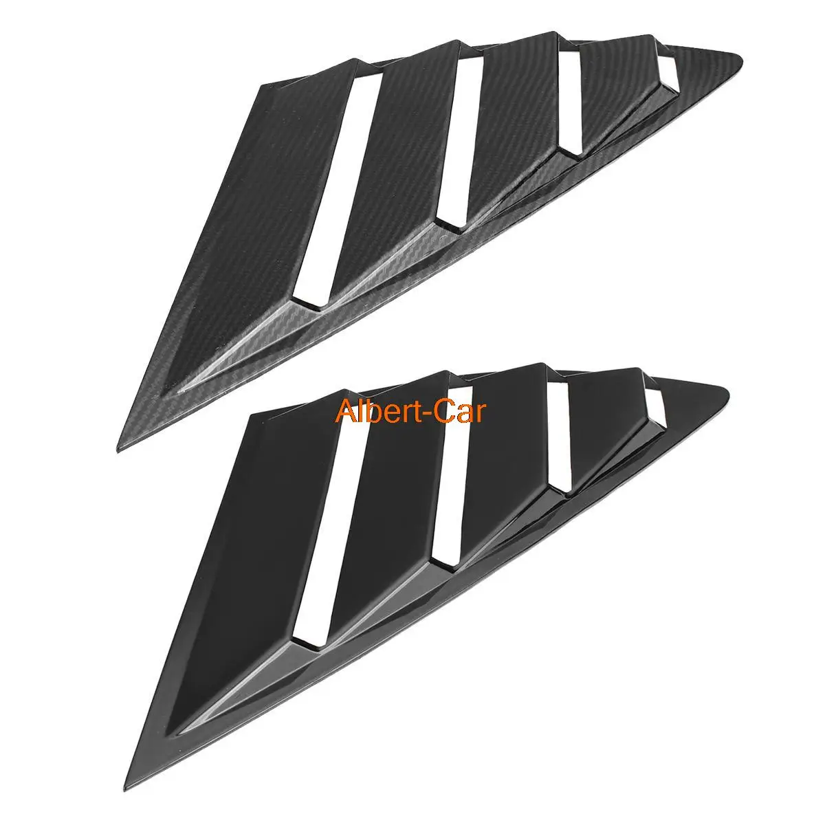 

Pair Quarter Louver Cover Vents Rear Side Window Car Styling For Ford Fusion for Mondeo 2013 2014 2015 2016 2017 2018