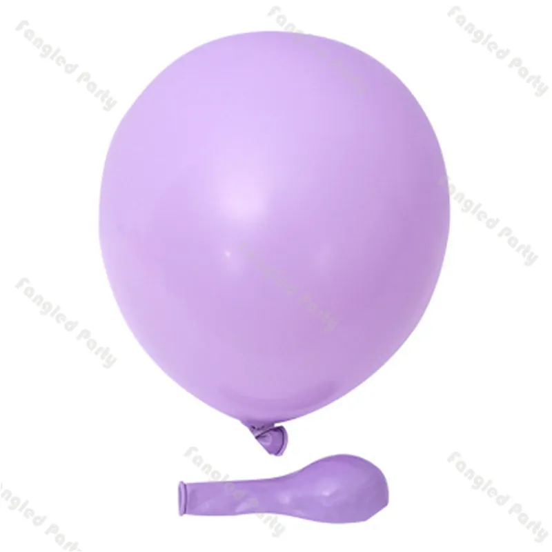 141pcs Macaron фиолетовые Свадебные Воздушные шары гирлянда Белый Хром Серебристые