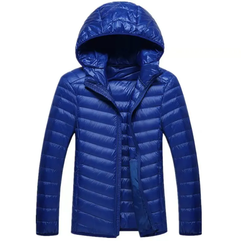 Осень зима 2019 светильник Кая пуховая куртка Мужская модная с капюшоном короткая